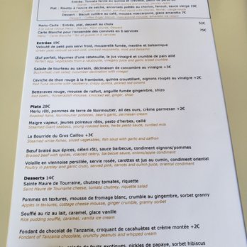 Les Fables de la Fontaine - Menu - French Near Me - Paris, 75 Les Fables de la Fontaine - Menu - French Near Me - Paris, 75