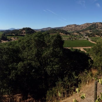 Silverado Vineyards - Panoramic view of Yountville from their patio. - Wineries Near Me - Napa, California Silverado Vineyards - Panoramic view of Yountville from their patio. - Wineries Near Me - Napa, California
