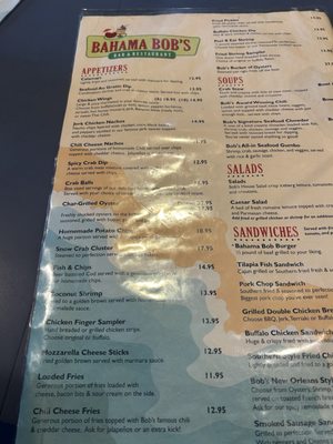 Menu photo 2 Bahama Bob's Pooler, GA