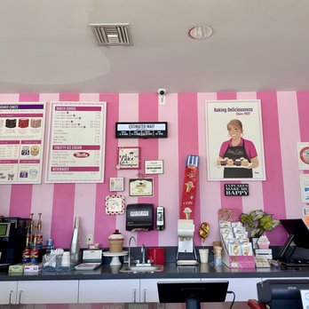 Patty's Cakes and Desserts - Love that pink wall! - Bakeries Near Me - Fullerton, California Patty's Cakes and Desserts - Love that pink wall! - Bakeries Near Me - Fullerton, California
