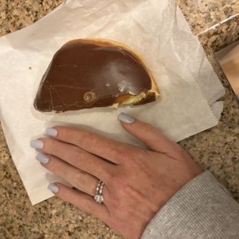 Ms Donuts - Half a donut; full donut barely fits in hand! - Donuts Near Me - Orange, California