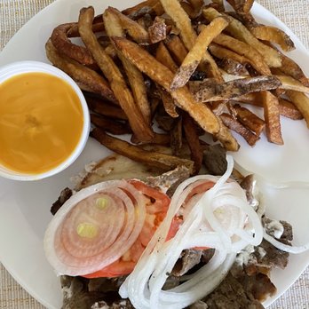 Buddy's Burgers - Gyro with cheese fries! Delicious and huge portion. - Burgers Near Me - Rockford, Illinois