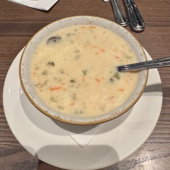 Burtons Grill & Bar - Creamy chicken soup - New American Near Me - Huntersville, North Carolina Burtons Grill & Bar - Creamy chicken soup - New American Near Me - Huntersville, North Carolina