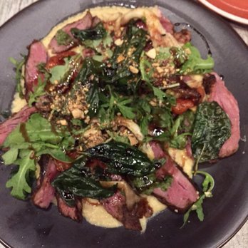 NextDoor Restaurant - Lamb Sirloin (with hummus, feta, cauliflower, turnip) - Canadian (New) Near Me - Markham, Ontario NextDoor Restaurant - Lamb Sirloin (with hummus, feta, cauliflower, turnip) - Canadian (New) Near Me - Markham, Ontario