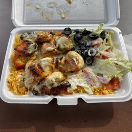 Tikka chicken platter