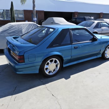 Powerlab Motorsports - Rare Teal/Black 1993 Mustang Cobra in for some upgrades. - Auto Customization Near Me - Carson, California Powerlab Motorsports - Rare Teal/Black 1993 Mustang Cobra in for some upgrades. - Auto Customization Near Me - Carson, California