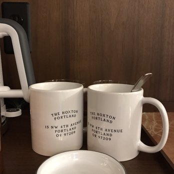 The Hoxton - cool mugs. too bad these aren't available as merchs - Hotels Near Me - Portland, Oregon The Hoxton - cool mugs. too bad these aren't available as merchs - Hotels Near Me - Portland, Oregon