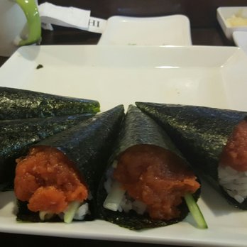 Sato Sushi - Spicy Tuna Handroll! - Japanese Near Me - Upland, California Sato Sushi - Spicy Tuna Handroll! - Japanese Near Me - Upland, California