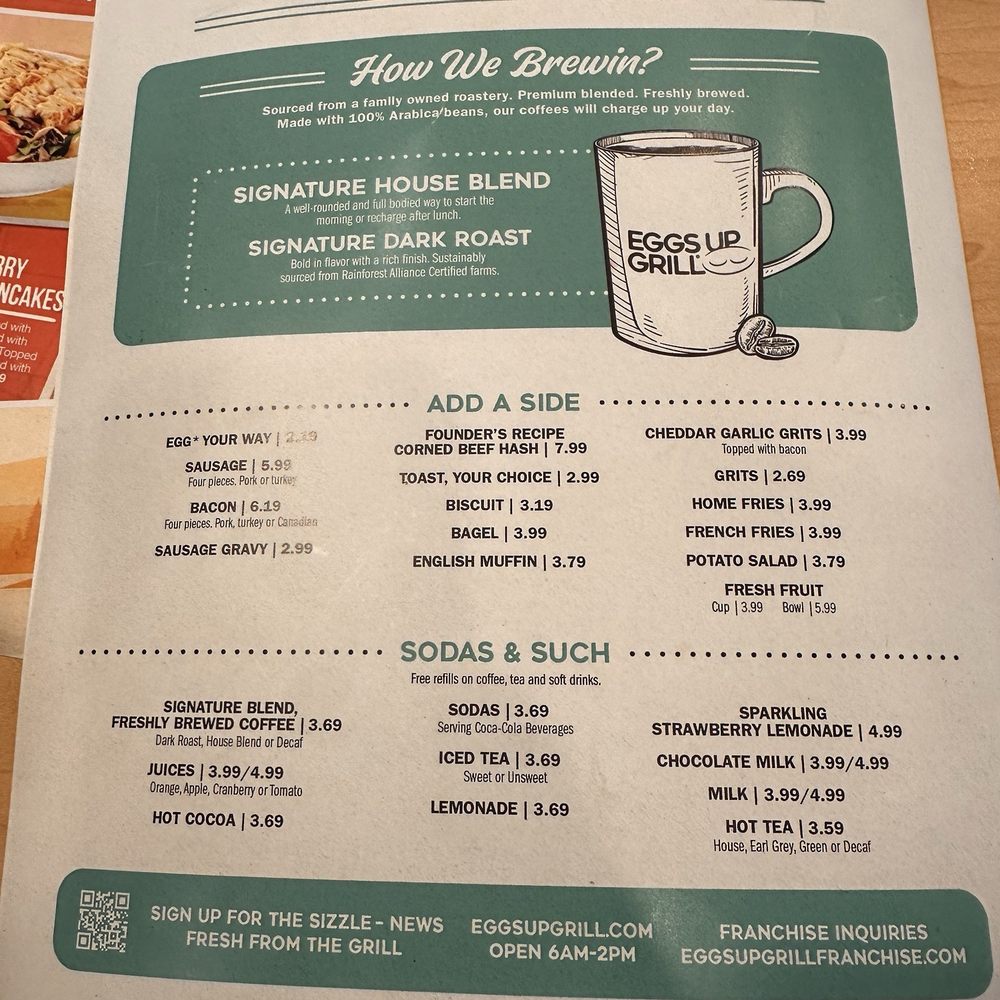Eggs Up Grill - The menu - Breakfast & Brunch Near Me - Winter Garden, Florida Eggs Up Grill - The menu - Breakfast & Brunch Near Me - Winter Garden, Florida