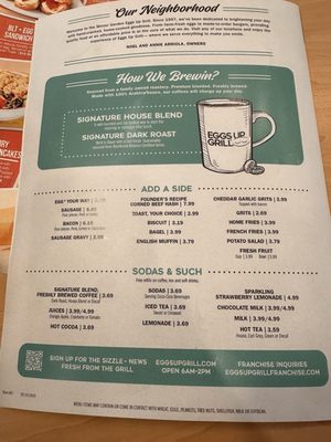 Menu photo 8 Eggs Up Grill Winter Garden, FL Menu photo 8 Eggs Up Grill Winter Garden, FL