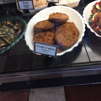 The Bagel Shoppe - Deli case. Crab cakes (real crab meat) - Caterers Near Me - Fishkill, New York
