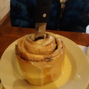 Scrambled Jake's - cinnamon roll - Breakfast & Brunch Near Me - Knoxville, Tennessee