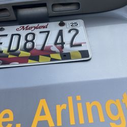 I just want To report the driver of this vehicle, he almost hit my door when I was getting out my car.