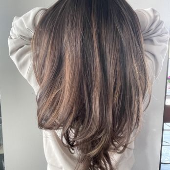 Andrew Hair Studio - Brunette Balayage by Devyn - warmer in this light - Hair Salons Near Me - Monrovia, California Andrew Hair Studio - Brunette Balayage by Devyn - warmer in this light - Hair Salons Near Me - Monrovia, California