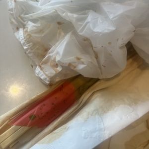 Photo of Crazy Fish - Beverly Hills, CA, United States. spicy tuna salad always spills. can you please use a sturdy container or at least put sauce separately