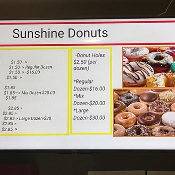 Sunshine Donuts & Cafe - Donuts Near Me - Placerville, California Sunshine Donuts & Cafe - Donuts Near Me - Placerville, California