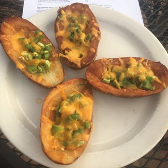 Fire Station 1 - Potato Skins with jalapeños instead of bacon. 4 for $10! - Bars Near Me - Silver Spring, Maryland Fire Station 1 - Potato Skins with jalapeños instead of bacon. 4 for $10! - Bars Near Me - Silver Spring, Maryland