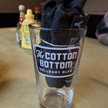 The Cotton Bottom - Tank top and pint glass!! Had to get souvenirs!! - Burgers Near Me - Holladay, Utah