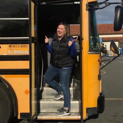 Our Lady of Mount Carmel School - Off to Caritas Camp! We LOVE Ms. B - our fantastic 6th grade homeroom teacher!