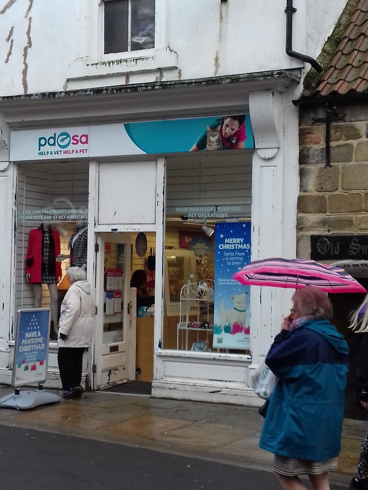 WHITBY PDSA CHARITY SHOP 28 Baxtergate, Whitby, North Yorkshire