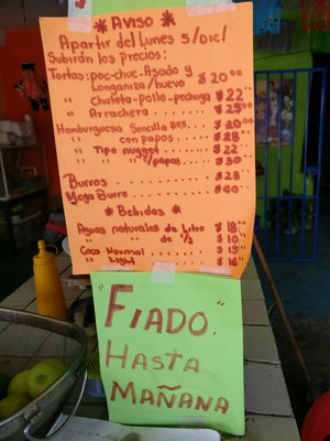 Menu photo 1 Las Chulis Telchac, YUC