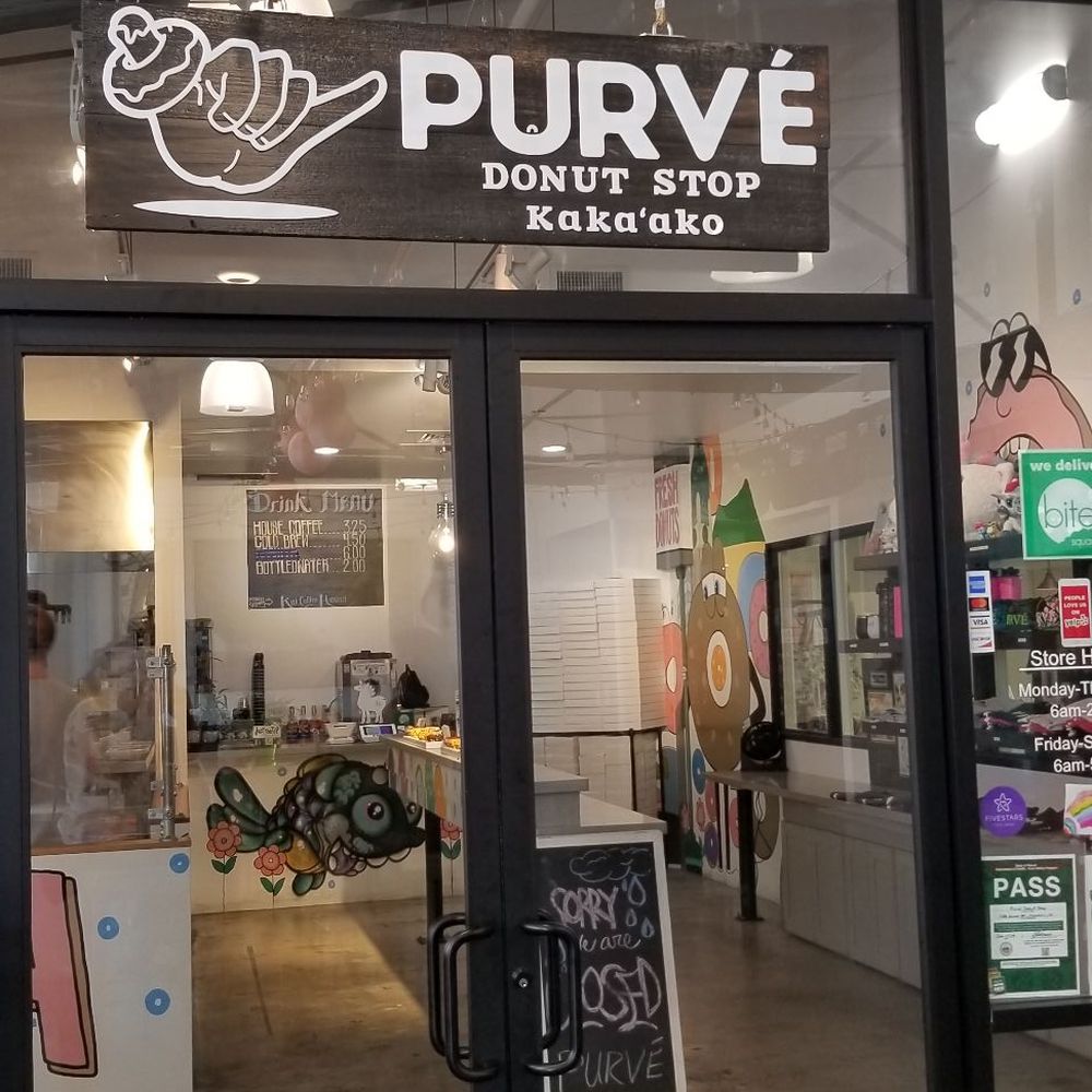 PURVÉ Donut Stop - Front of shop - Donuts Near Me - Honolulu, Hawaii PURVÉ Donut Stop - Front of shop - Donuts Near Me - Honolulu, Hawaii