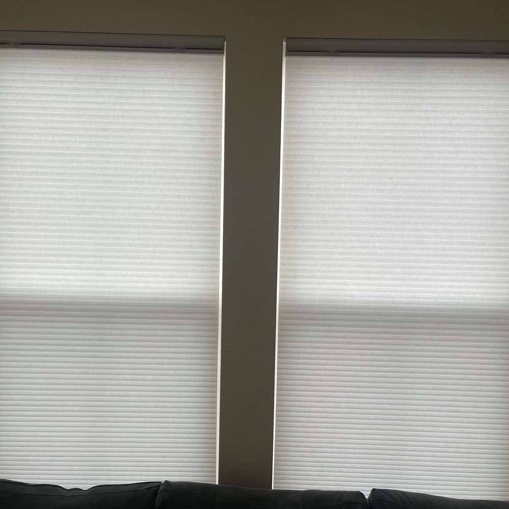 Miller Window Covering - Sheer light filtering shades for the communal living areas - Shades & Blinds Near Me