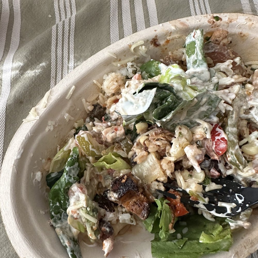 Chipotle Mexican Grill - Chicken salad bowl - Mexican Near Me - Downey, California