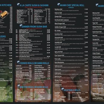 Akami - Sushi menu and appetizers - Sushi Bars Near Me - Dawsonville, Georgia Akami - Sushi menu and appetizers - Sushi Bars Near Me - Dawsonville, Georgia