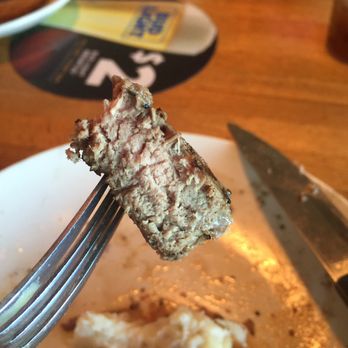 Applebee's Grill + Bar - Ordered a steak cooked to medium. Got well-done. And dry. And tough. Less than impressive. - Sports Bars Near Me - Hurricane, West Virginia Applebee's Grill + Bar - Ordered a steak cooked to medium. Got well-done. And dry. And tough. Less than impressive. - Sports Bars Near Me - Hurricane, West Virginia