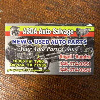 Asda Auto Salvage - Junkyards Near Me - Dayton, Texas Asda Auto Salvage - Junkyards Near Me - Dayton, Texas