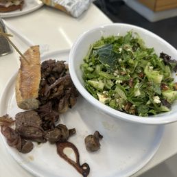 Steak Sandwich and Garden of Eden Steak Sandwich and Garden of Eden