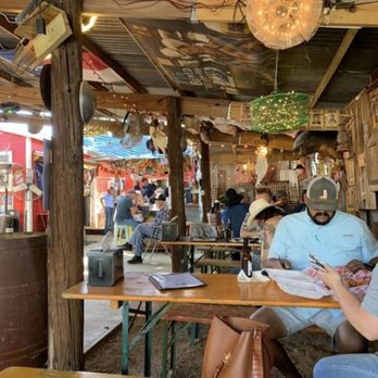 Bend General Store - Inside area by the Stage - Burgers Near Me - Bend, Texas