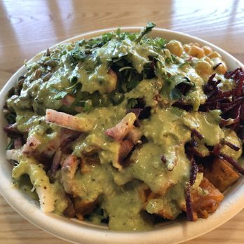 Fresco - 2nd day in a row!  Build your own bowl with Mexican goddess dressing! - Salad Near Me - San Marcos, Texas