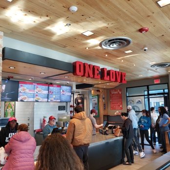 Raising Cane's Chicken Fingers - Interior/ Inside Ordering - Chicken Shop Near Me - Midlothian, Virginia Raising Cane's Chicken Fingers - Interior/ Inside Ordering - Chicken Shop Near Me - Midlothian, Virginia