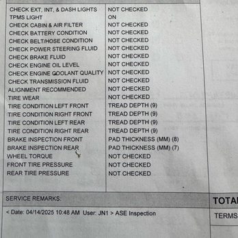 Gills Point S Tire & Auto Service - Tire pressure checked. Nothing else was done to the car and was charged $160.00 Please take your vehicle and money elsewhere. - Tires Near Me - Milwaukie, Oregon Gills Point S Tire & Auto Service - Tire pressure checked. Nothing else was done to the car and was charged $160.00 Please take your vehicle and money elsewhere. - Tires Near Me - Milwaukie, Oregon