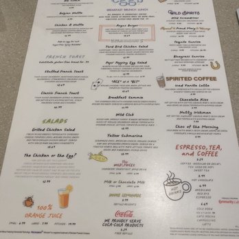 Wild Eggs - Front menu - Breakfast & Brunch Near Me - Carmel, Indiana Wild Eggs - Front menu - Breakfast & Brunch Near Me - Carmel, Indiana