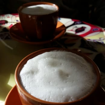 Palio - Cappuccino served with a caramel? flavored rock candy stir stick - Coffee & Tea Near Me - Las Vegas, Nevada Palio - Cappuccino served with a caramel? flavored rock candy stir stick - Coffee & Tea Near Me - Las Vegas, Nevada