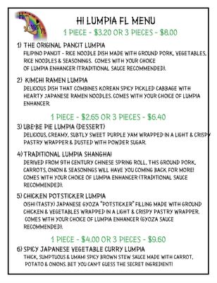 Menu photo 2 Hi Lumpia Fl Lakeland , FL
