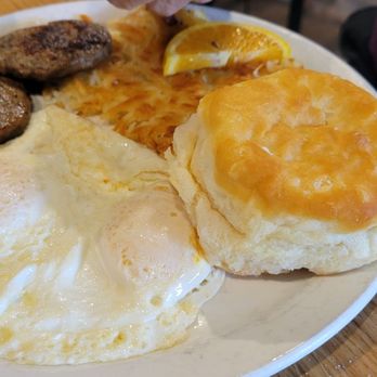Snooty Pig Cafe - a plate of breakfast food - Cafes Near Me - Highland Village, Texas