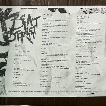Beat Street - Menu - Mexican Near Me - Wilmington, North Carolina
