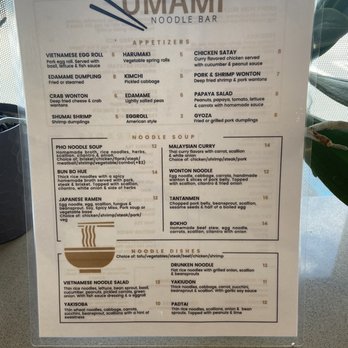 Umami Noodle Bar - Menu - Sushi Bars Near Me - Pooler, Georgia