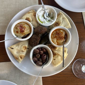 Kalimera Bar and Grill - Combo mezze plate - Turkish Near Me - Santa Rosa, California