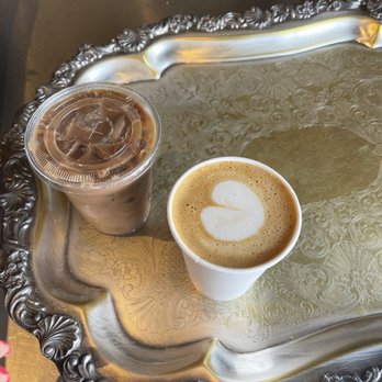 Jones Coffee Roasters - Honey cappuccino and lavender latte. - Coffee Roasteries Near Me - Pasadena, California