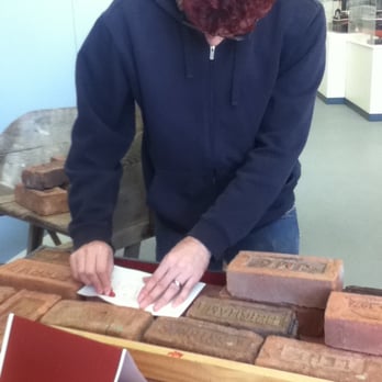 Hudson River Maritime Museum - You're allowed to make etchings of the bricks on this one table... - Museums Near Me - Kingston, New York