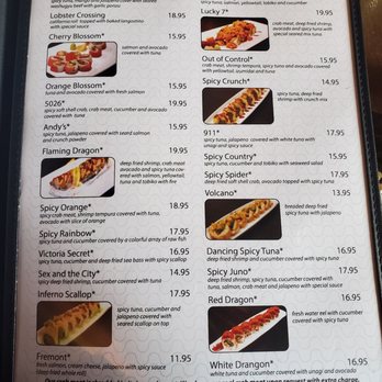 Satomi Sushi - Satomi Rolls Menu Page 2 - Sushi Bars Near Me - Fremont, California Satomi Sushi - Satomi Rolls Menu Page 2 - Sushi Bars Near Me - Fremont, California