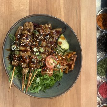 AMU - yakitori chicken on skewers - Sushi Bars Near Me - Stockholm, Alberta AMU - yakitori chicken on skewers - Sushi Bars Near Me - Stockholm, Alberta