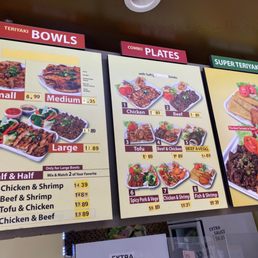 Wow prices went up big time but it's still worth it the food here is delicious love the teriyaki chicken bowls I highly recommend this place