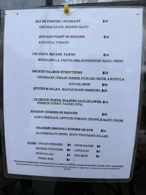 Menu photo 1 Cafe Marguerite Margaretville, NY