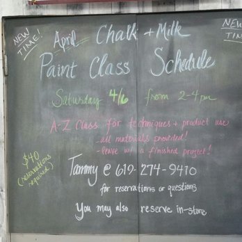 The Antique Village - Paint Class Schedule - Antiques Near Me - San Marcos, California
